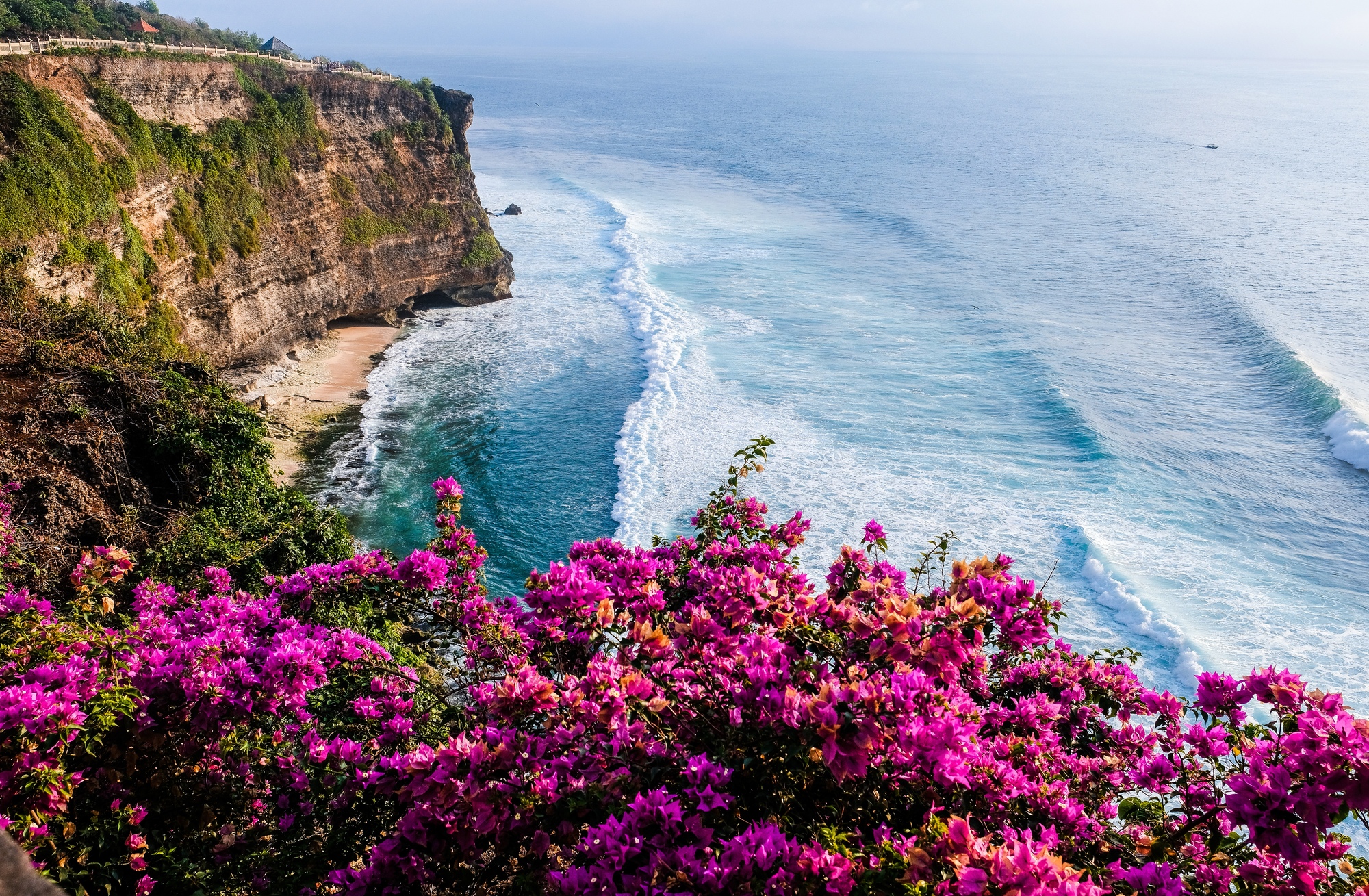 Ocean Coast near Uluwatu Temple