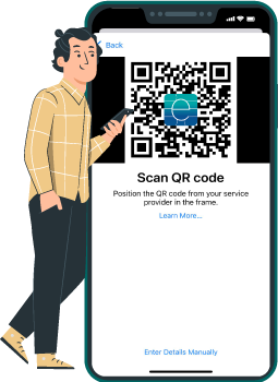 Scan the QR code to activate